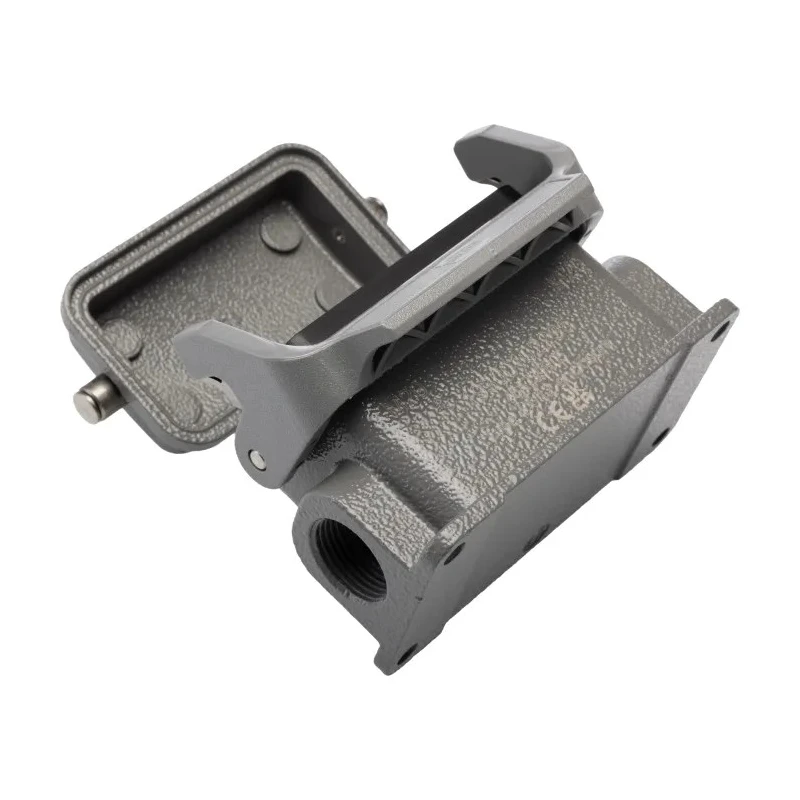 HARTING Han B Range Heavy Duty Power Connector Housing 1 Lever Surface Mount Die Cast Aluminium IP65 Series 10B 19300102295