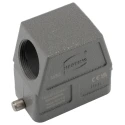 HARTING Han B Range Heavy Duty Power Connector Hood Die Cast Aluminium Body Single Lever Locking M32 Thread Size 19300100547