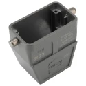 HARTING Han B Range Heavy Duty Power Connector Hood Die Cast Aluminium Body Single Lever Locking M32 Thread Size 19300100547