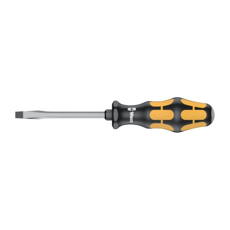 Wera Standard Screwdriver with 100 mm Blade and 185 mm Overall Length, Insulated Kraftform Handle 05018264001
