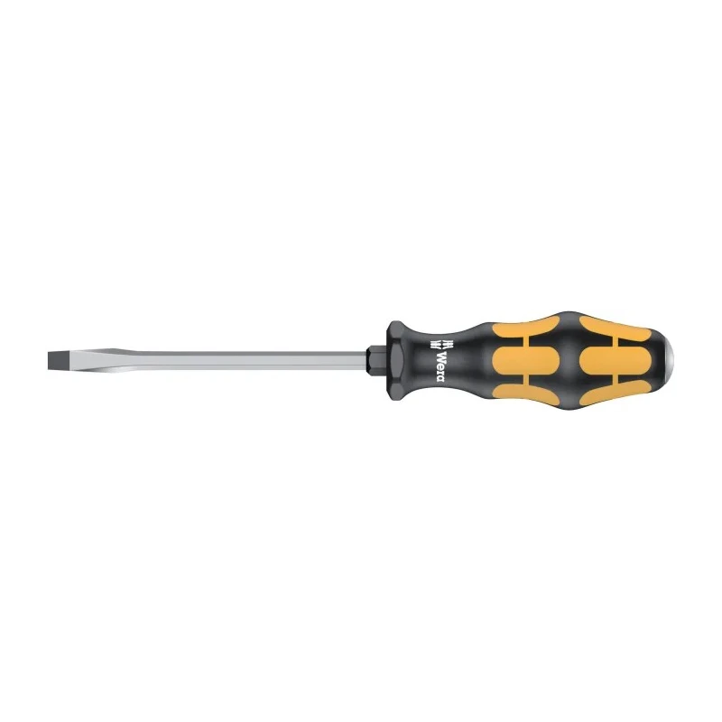 Wera Standard Screwdriver with 125 mm Blade, 210 mm Overall Length, Insulated, Steel Blade, Model 05018266001