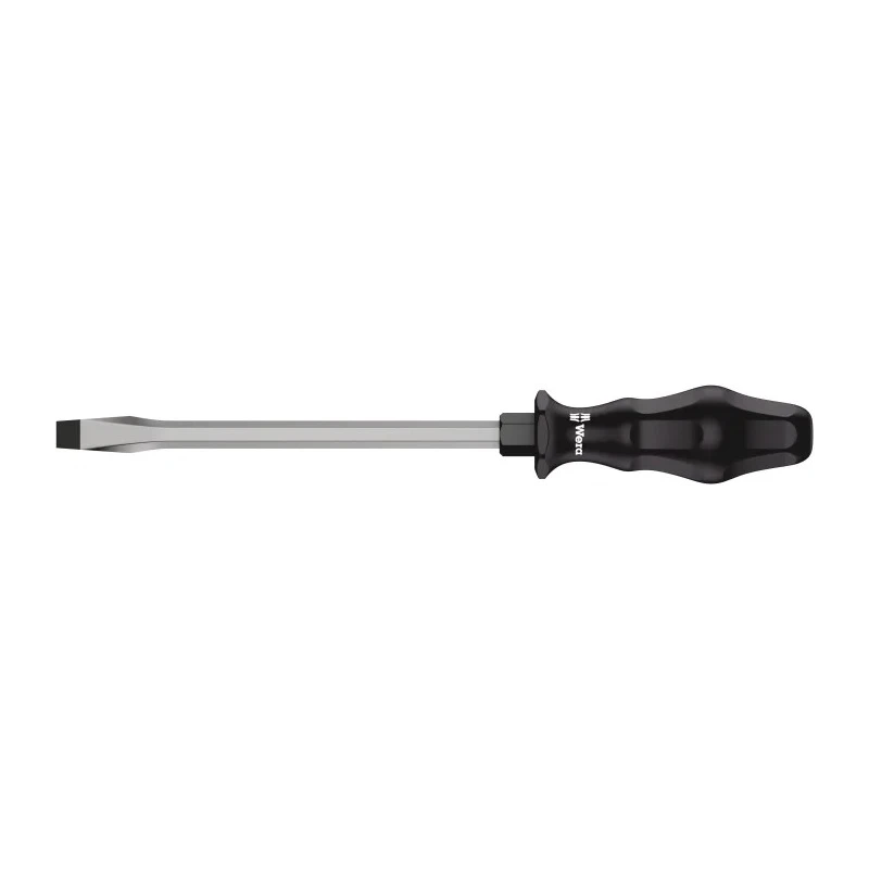Wera Standard Insulated Screwdriver 2mm Tip Thickness 12mm Tip Width 200mm Blade Length 200mm Overall Length 05018272001