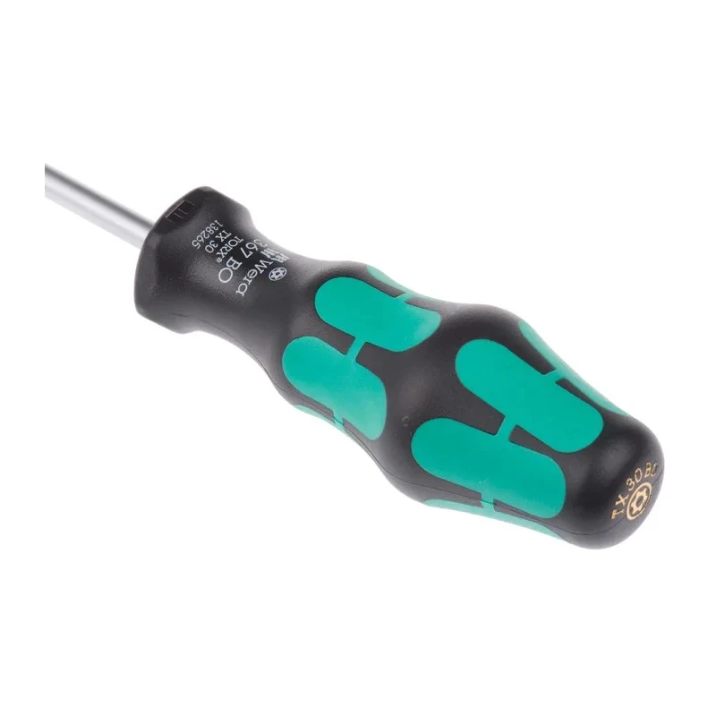 Wera Standard Torx & Torx Plus Screwdriver T30 Tip 115mm Blade 130mm Overall 05138265001