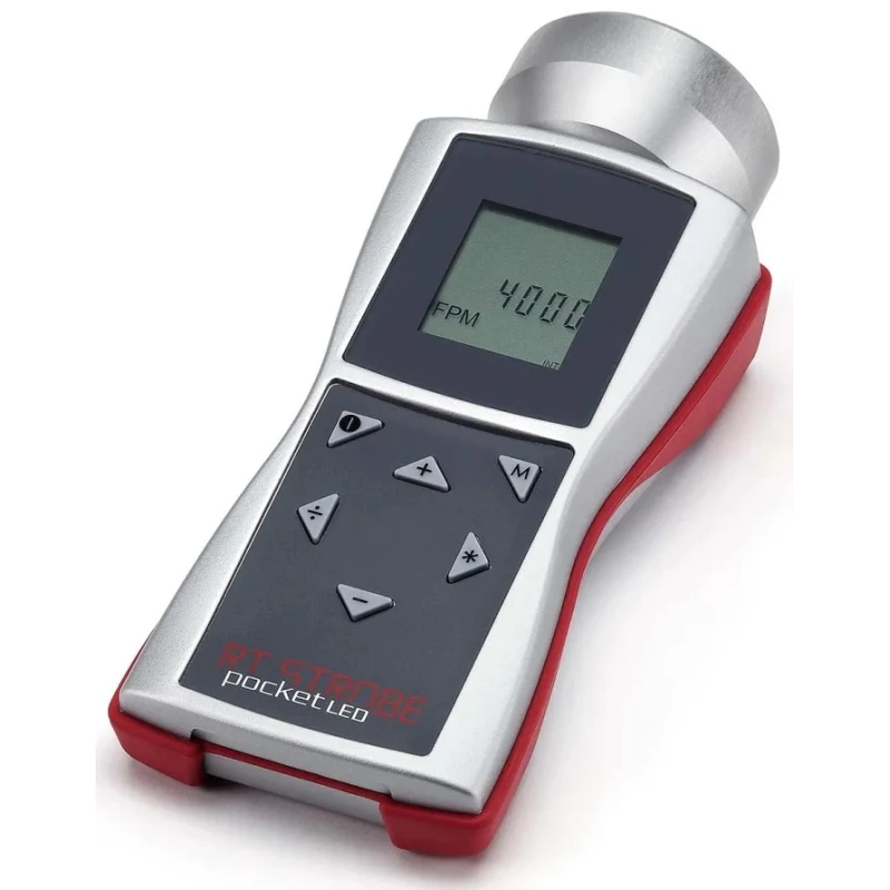 RS PRO Handheld Stroboscope, Maximum Speed 300000 rpm, Accuracy ±0.02 %, White Flash, IP65 Rated 845-9725