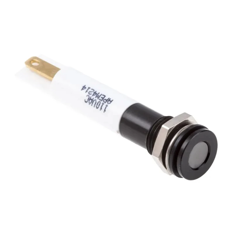 RS PRO White Panel Mount Indicator 110V AC 6mA IP67 Flush Bezel 846-2813