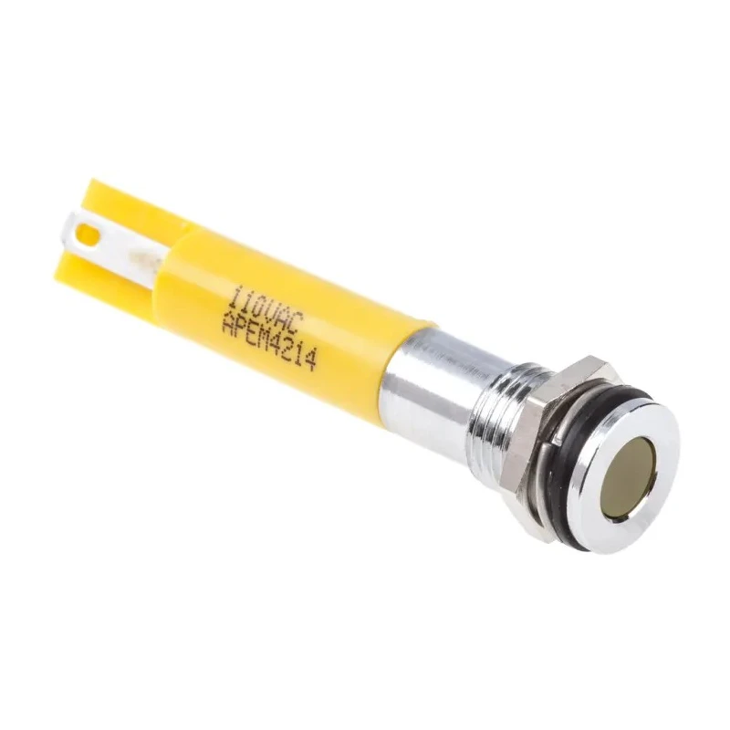 RS PRO Panel Mount Indicator, 8 mm, 1 LED, IP67 Sealed, UK Origin 846-2784