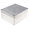 RS PRO Silver Lid Die Cast Aluminium Enclosure IP66 110 mm x 230 mm x 200 mm