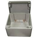 RS PRO Grey Lid Die Cast Aluminium Enclosure IP66 91 mm x 122 mm x 120 mm 846-2992