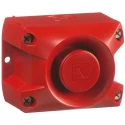 Pfannenberg PATROL Series Electronic Sounder Panel, IP66 Protection, Red ABS/Polycarbonate Housing, DC 24V, 100 23310630000
