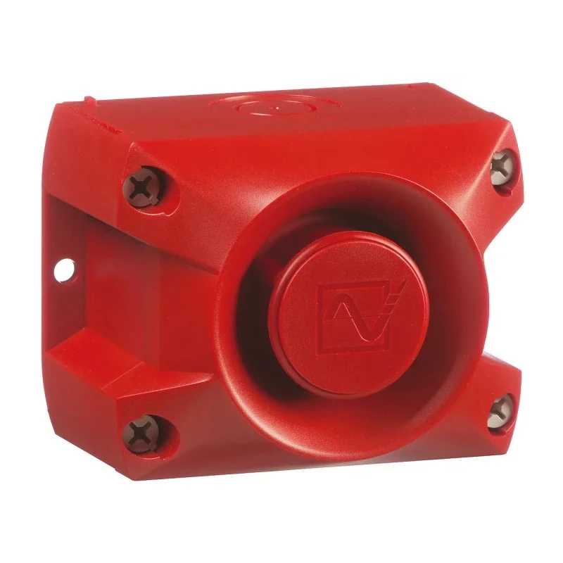 Pfannenberg PATROL Series Electronic Sounder Panel, IP66 Protection, Red ABS/Polycarbonate Housing, DC 24V, 100 23310630000