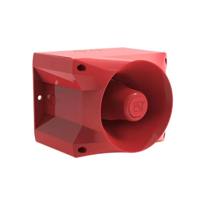 Pfannenberg PATROL Series Electronic Sounder Panel, IP66 Protection, Red ABS/Polycarbonate Housing, DC 24V, 100 23310630000