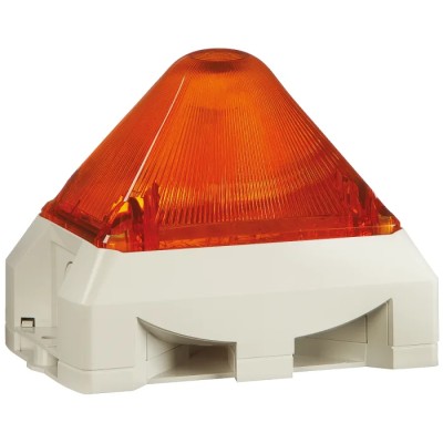 Pfannenberg PY X-MA-10 Series Amber Sounder-Beacon Combination 230V AC 100 dB IP66 ABS/Polycarbonate Housing 21555104055