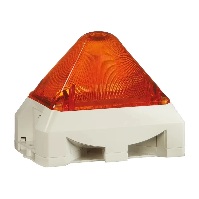 Pfannenberg PY X-MA-10 Series Amber Sounder-Beacon Combination 230V AC 100 dB IP66 ABS/Polycarbonate Housing 21555104055
