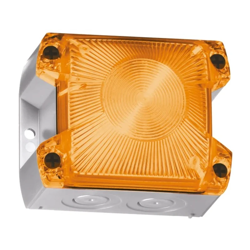 Pfannenberg Amber Beacon PY X-S-05 Series 230V DC Flashing Panel, Xenon Bulb, IP66 21510804055