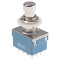 RS PRO Push Button Switch Latching PCB 12.2 mm Cutout 4PDT 24 V dc 250 V ac 846-6748