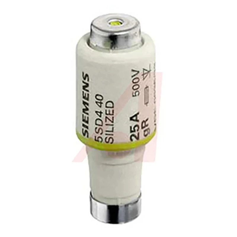 Siemens 25A 500 V AC/DC D2 Bottle Fuse E27 Thread Size gR 5SD440