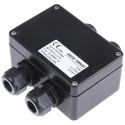 Bartec Polyester DIN Rail Enclosure Box 55mm Height 75mm Width 110mm Length IP66 Black ATEX Certified 07-3T03-1105/F001