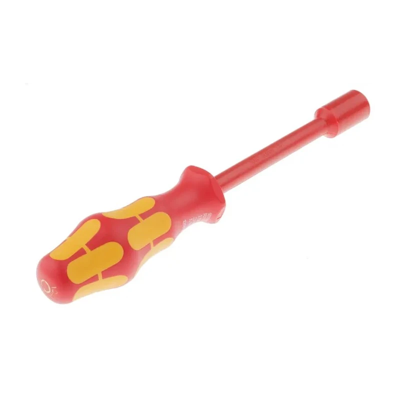 Wera VDE Hexagon Nut Driver with 12 mm Tip, 1000V Approved, 125 mm Blade, 237 mm Overall Length 05005335001