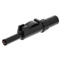 Hirschmann Test & Measurement Black Male Banana Plug, 4 mm Connector, Solder Termination, 60V dc, 30A, Nickel 931824100