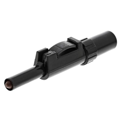 Hirschmann Test & Measurement Black Male Banana Plug, 4 mm Connector, Solder Termination, 60V dc, 30A, Nickel 931824100