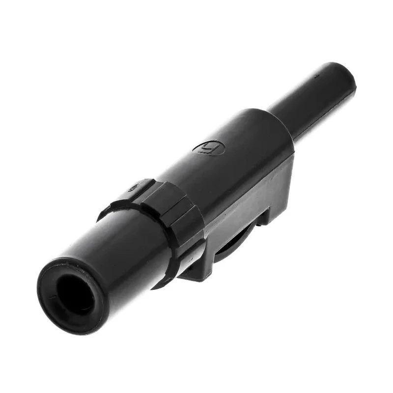 Hirschmann Test & Measurement Black Male Banana Plug, 4 mm Connector, Solder Termination, 60V dc, 30A, Nickel 931824100