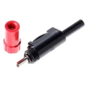 Hirschmann Test & Measurement Red Male Banana Plug, 4 mm Connector, Solder Termination, 60V dc, 30A, Nickel Plating 931824101