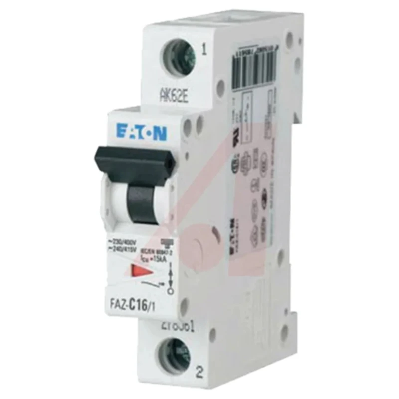 Eaton xEffect Miniature Circuit Breaker 1-Pole 500mA Type D 240V AC 48V DC 10 kA Breaking Capacity 278568 FAZ-D0,5/1