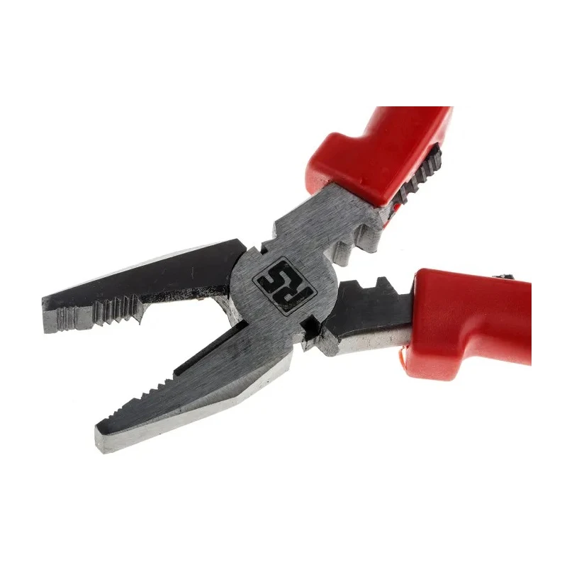 RS PRO Combination Plier Serrated 200mm Overall Length VDE/1000V Approved 30mm Jaw ESD Safe 847-3774