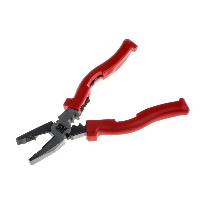 RS PRO Combination Plier Serrated 200mm Overall Length VDE/1000V Approved 30mm Jaw ESD Safe 847-3774