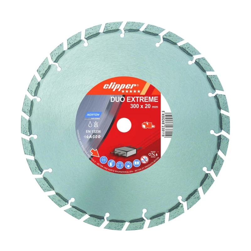 Norton 36 Teeth Per Inch Diamond Tip Concrete Circular Saw Blade 300mm 70184647787