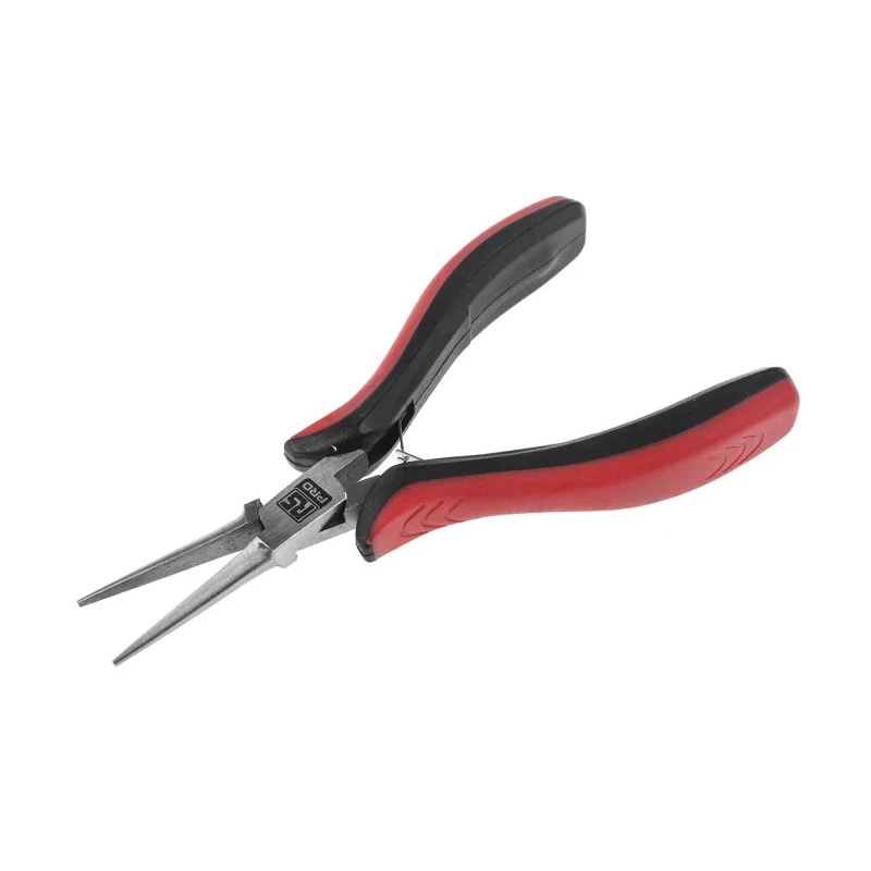 RS PRO 1-Piece Long Nose Plier Smooth, 5.7in Overall Ergonomic Handle High Carbon Steel Polished Finish 847-3803