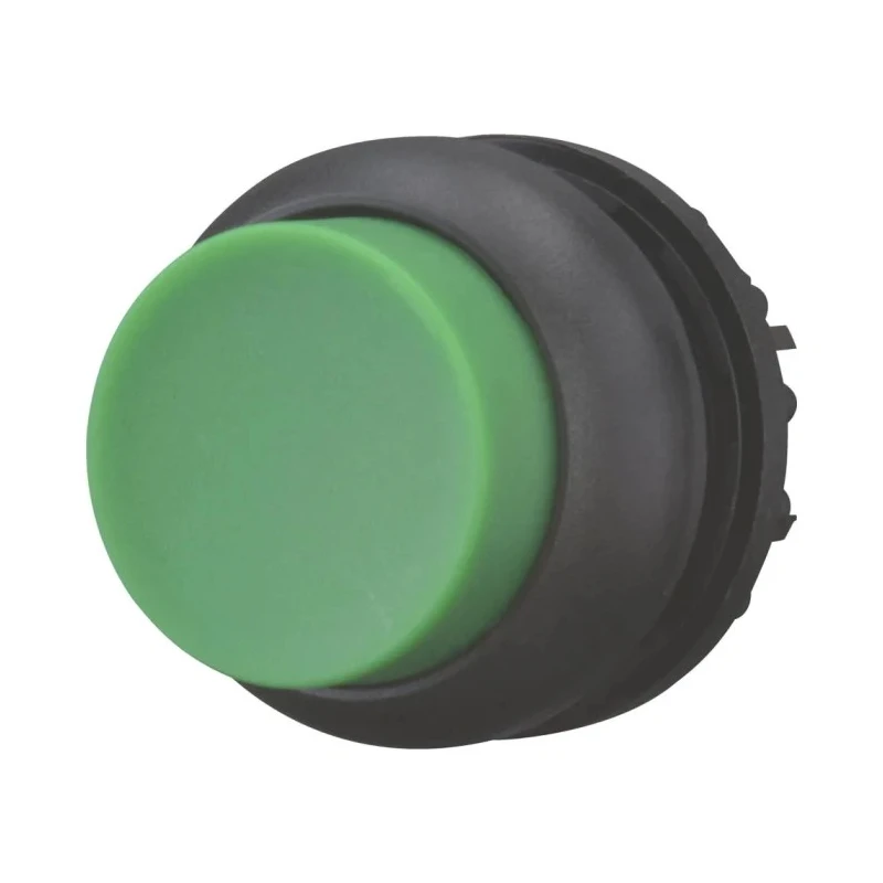 Eaton RMQ Titan M22 Series Push Button Switch, Momentary Spring Return, Panel Mount, 22 mm Cutout, IP67 216645 M22S-DH-G