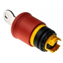 Eaton M22 Series Key Release Emergency Stop Push Button Head 22mm Cutout IP66 IP69K 216879 M22-PVS
