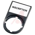 Eaton I/O II Label Holder for Use with 22.5 mm Modular Pushbutton 216486 M22S-ST-X93