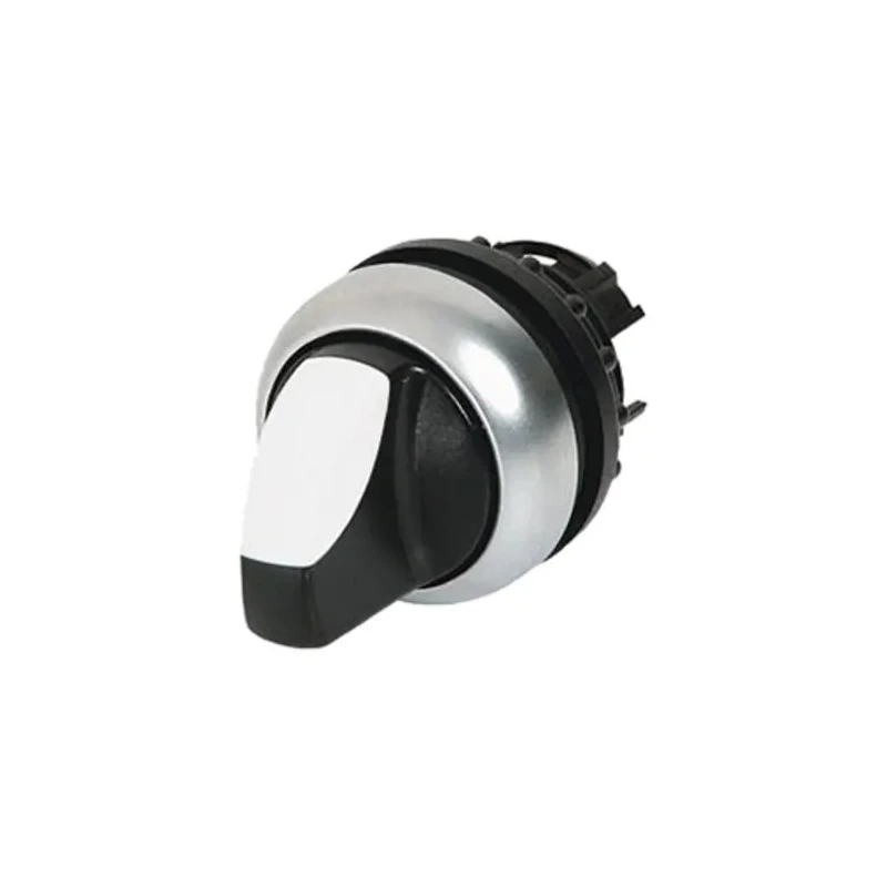Eaton M22 Series 2 Position Selector Switch Head, 22 mm Cutout, Black Handle, IP66 216867 M22-WRK