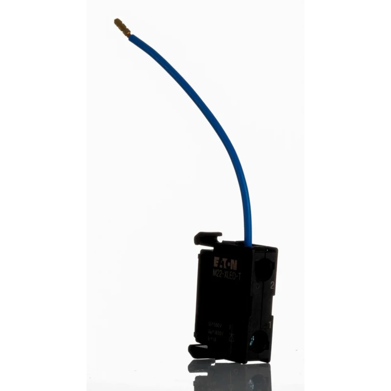 Eaton RMQ Titan M22 Series Test Element LED Light Block 12 V AC/DC, 240 V AC/DC 231079 M22-XLED-T