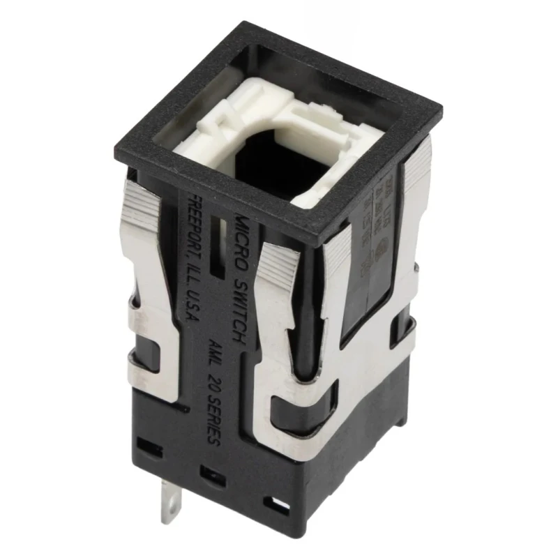 Honeywell Technologies AML Series Front Panel Mount Momentary Push Button Switch Rectangular Polycarbonate IP67 AML21BBA2AA