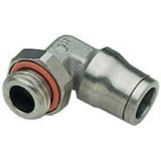 Legris LF3600 Series Pneumatic Male Threaded-to-Tube Fitting Nickel Plated Brass 3/8 in G Thread LF3600