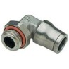 Legris LF3600 Series Pneumatic Male Threaded-to-Tube Fitting Nickel Plated Brass 3/8 in G Thread LF3600