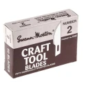 RS PRO Carbon Steel Curved Scalpel Blade No.2, 50 Pieces per Package 1242