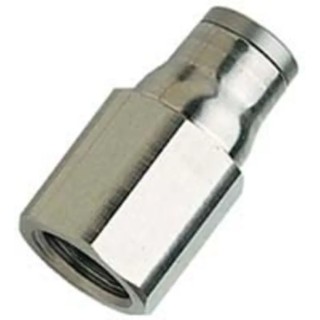 Legris Pneumatic Female Threaded-to-Tube Fitting Nickel Plated Brass 1/8 in G Thread LF3600 