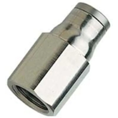 Legris Pneumatic Female Threaded-to-Tube Fitting Nickel Plated Brass 1/8 in G Thread LF3600 