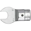 Gedore Open End Spanner Head, 9 x 12 mm Insert, 32 mm Chrome Finish 7707520