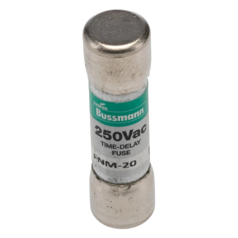 Eaton 20A Time Delay Melamine Cartridge Fuse 10 x 38 mm, 250V AC FNM-20