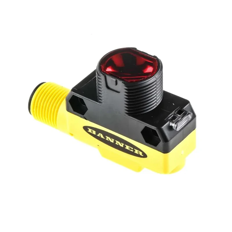 Banner Through Beam Photoelectric Sensor, Barrel Style, 20 m Detection Range, PNP Output, IP67 Rated QS18VP6RQ8