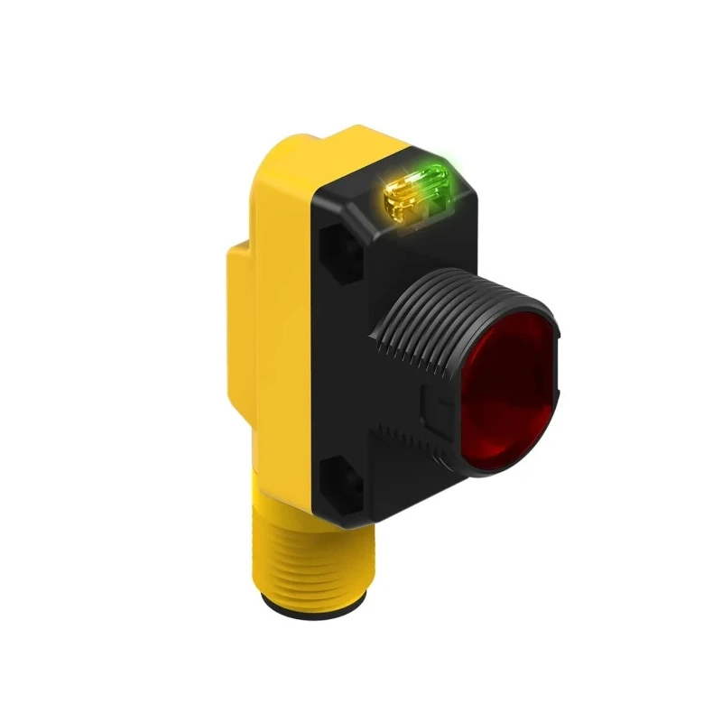 Banner Through Beam Photoelectric Sensor, Barrel Style, 20 m Detection Range, PNP Output, IP67 Rated QS18VP6RQ8