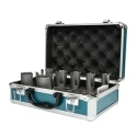 Makita Tungsten Carbide 51 mm Diameter Drill Bit Set Hex Shank 13mm, 10 Pieces D-51281