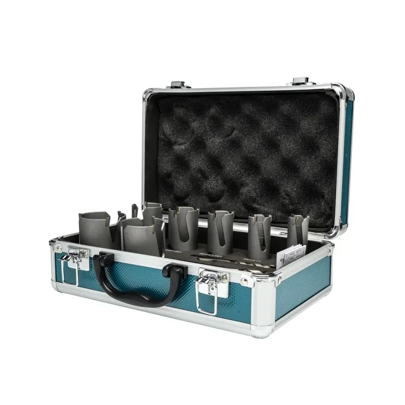 Makita Tungsten Carbide 51 mm Diameter Drill Bit Set Hex Shank 13mm, 10 Pieces D-51281