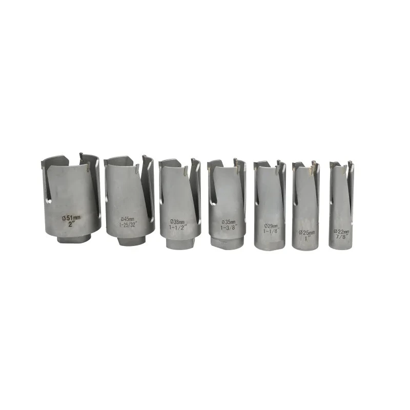 Makita Tungsten Carbide 51 mm Diameter Drill Bit Set Hex Shank 13mm, 10 Pieces D-51281