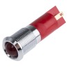 RS PRO Red Panel Mount Indicator 110V AC 6mA Solder Lug Termination IP67 Silver Bezel 848-4516